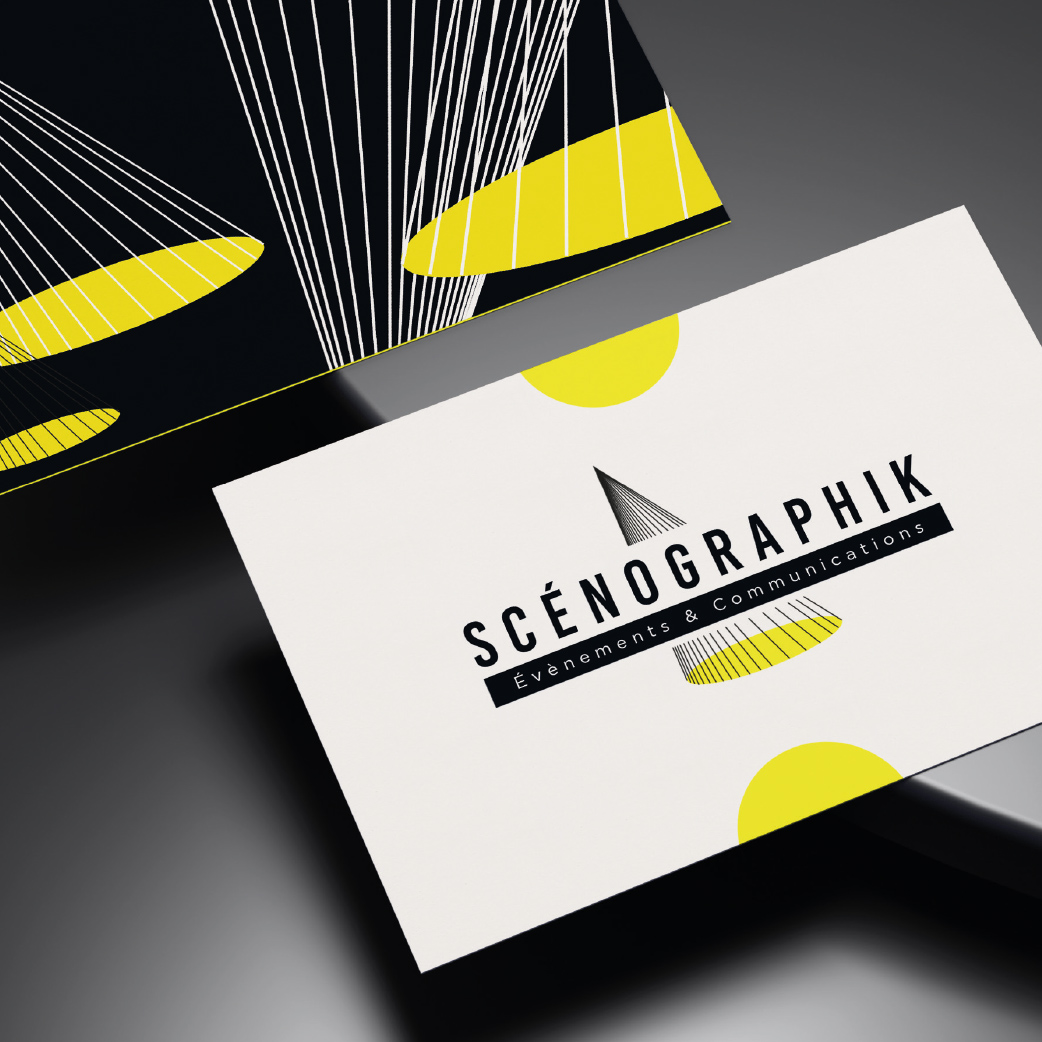 Création d'un logo et sa carte de visite.