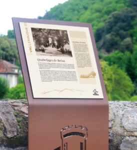 Création graphique d'un sentier patrimonial.